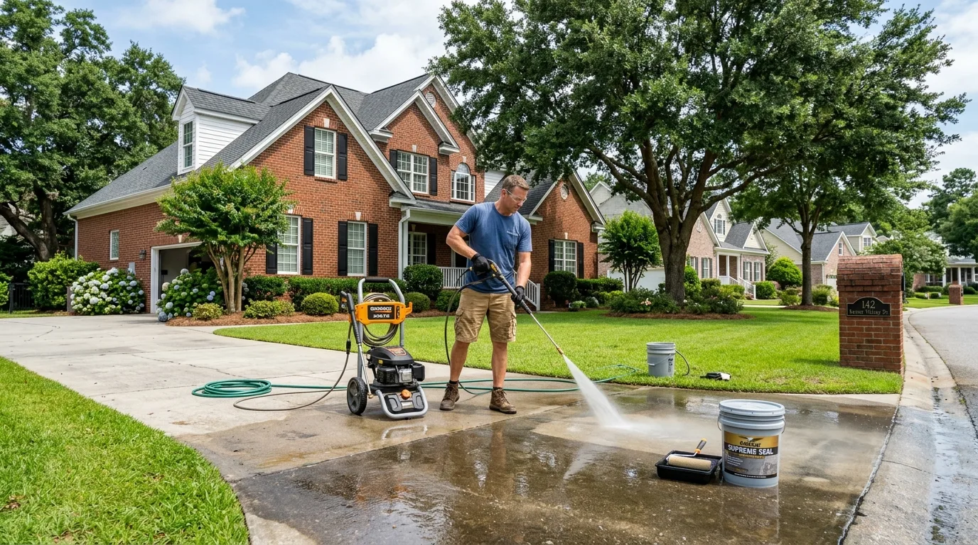 Concrete Driveway Maintenance in Conway SC's Humid Climate