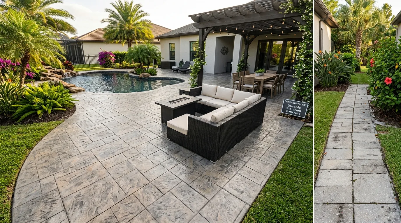 Concrete Patio vs Paver Patio: Conway Homeowner's Guide