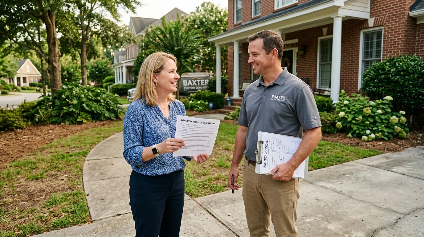 10 Questions to Ask Before Hiring a Concrete Contractor in Conway SC