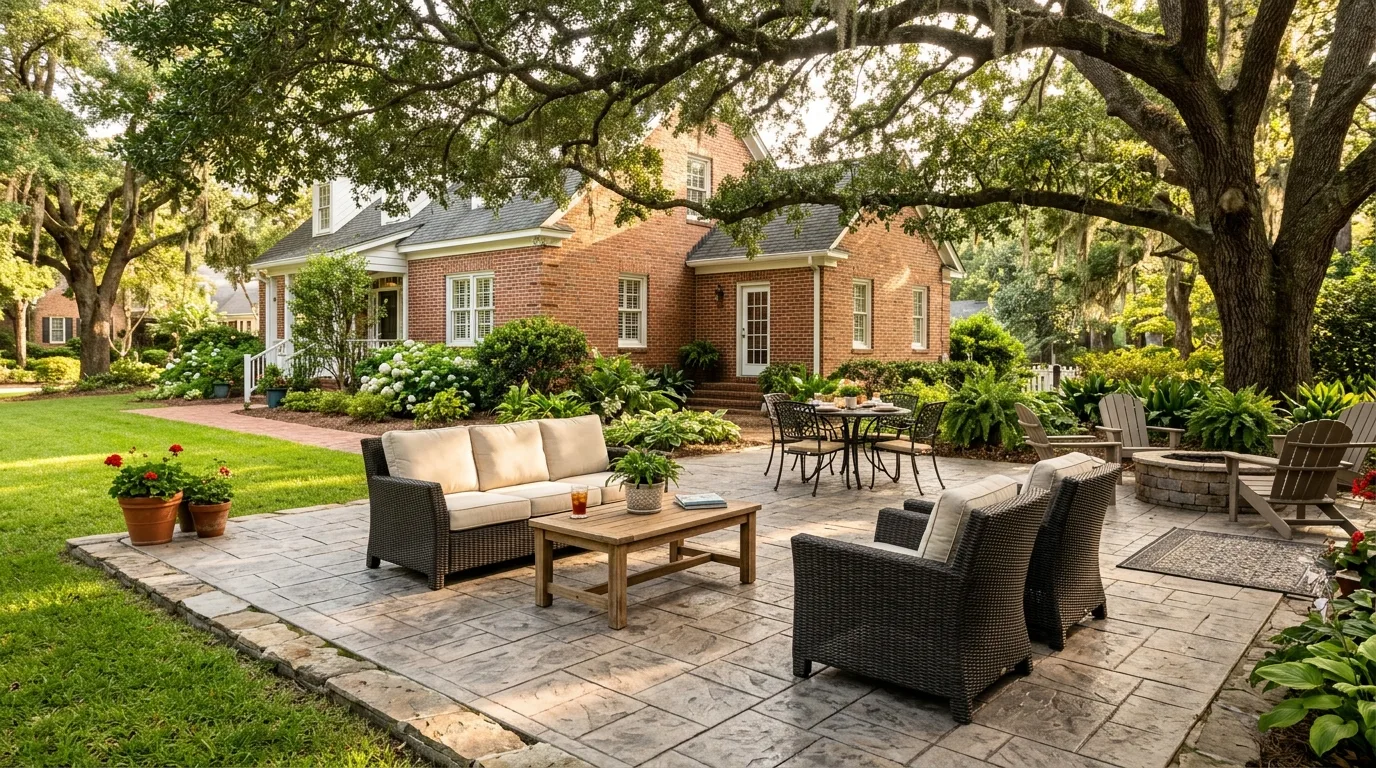 Stamped Concrete Patios in Conway SC: Design Ideas & Costs
