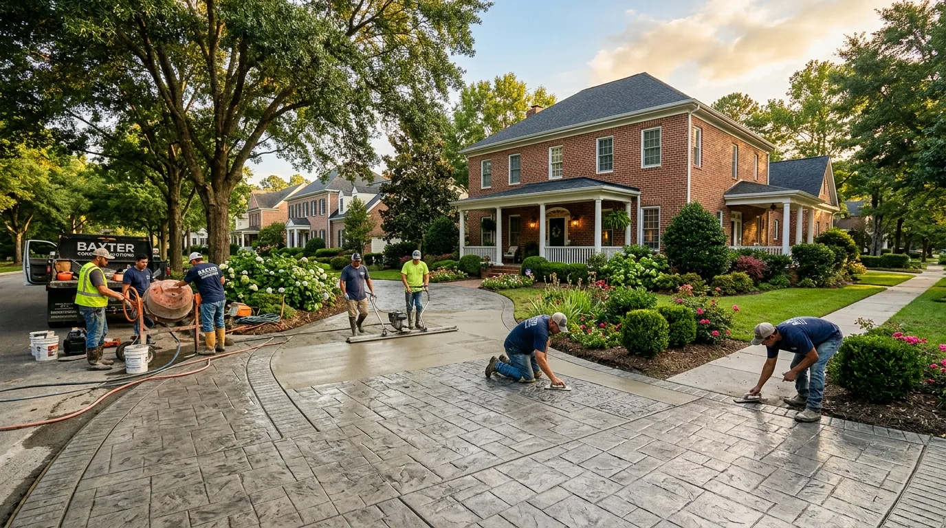 Concrete driveway installation — Concrete Conway SC